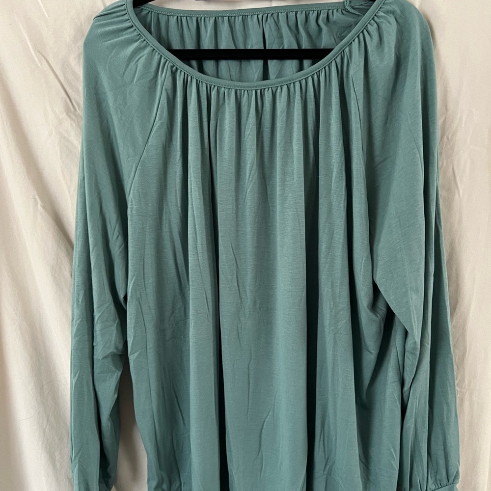 Chic Teal Blouse for Women